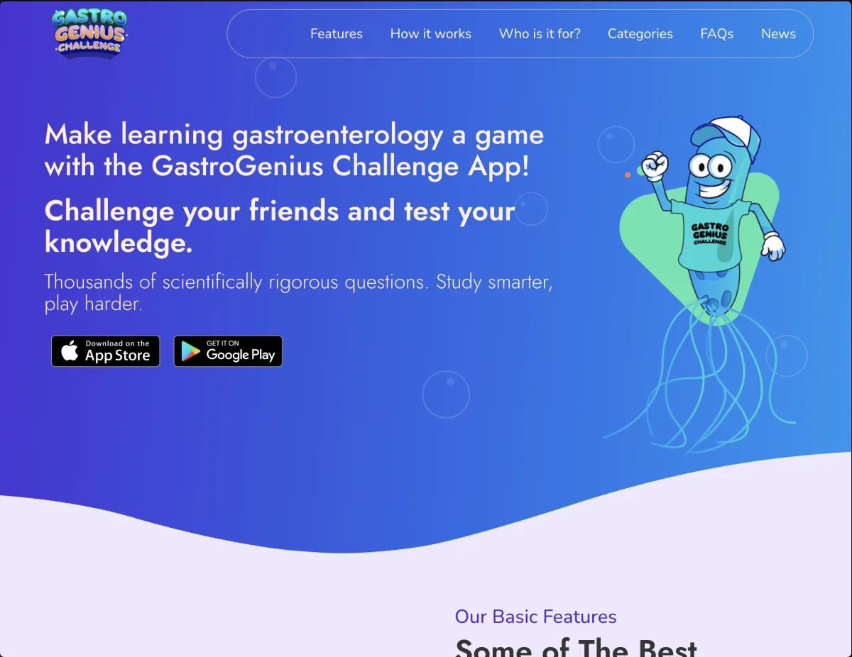 A Duolingo For Doctors — screenshot