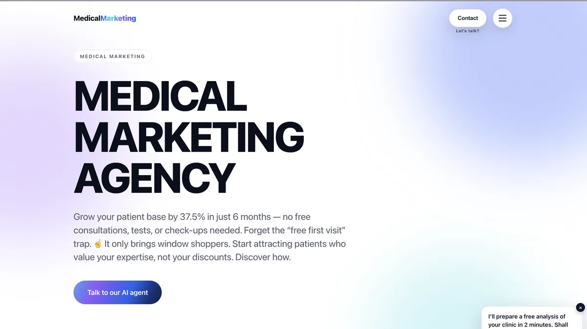 One Platform, Every Clinic’s Campaign — screenshot